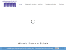 Tablet Screenshot of aislamientosderio.com